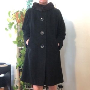 Amazing Vintage Mink and Cashmere Coat